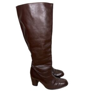 Bronx Styled By‎ Dijkmans Boots Womens Size 39 Brown Made In Italy Y2K Groovy